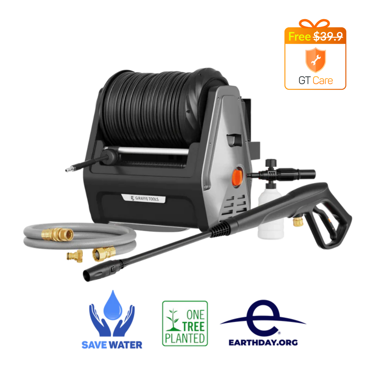 Grandfalls Retractable Pressure Washer Essential