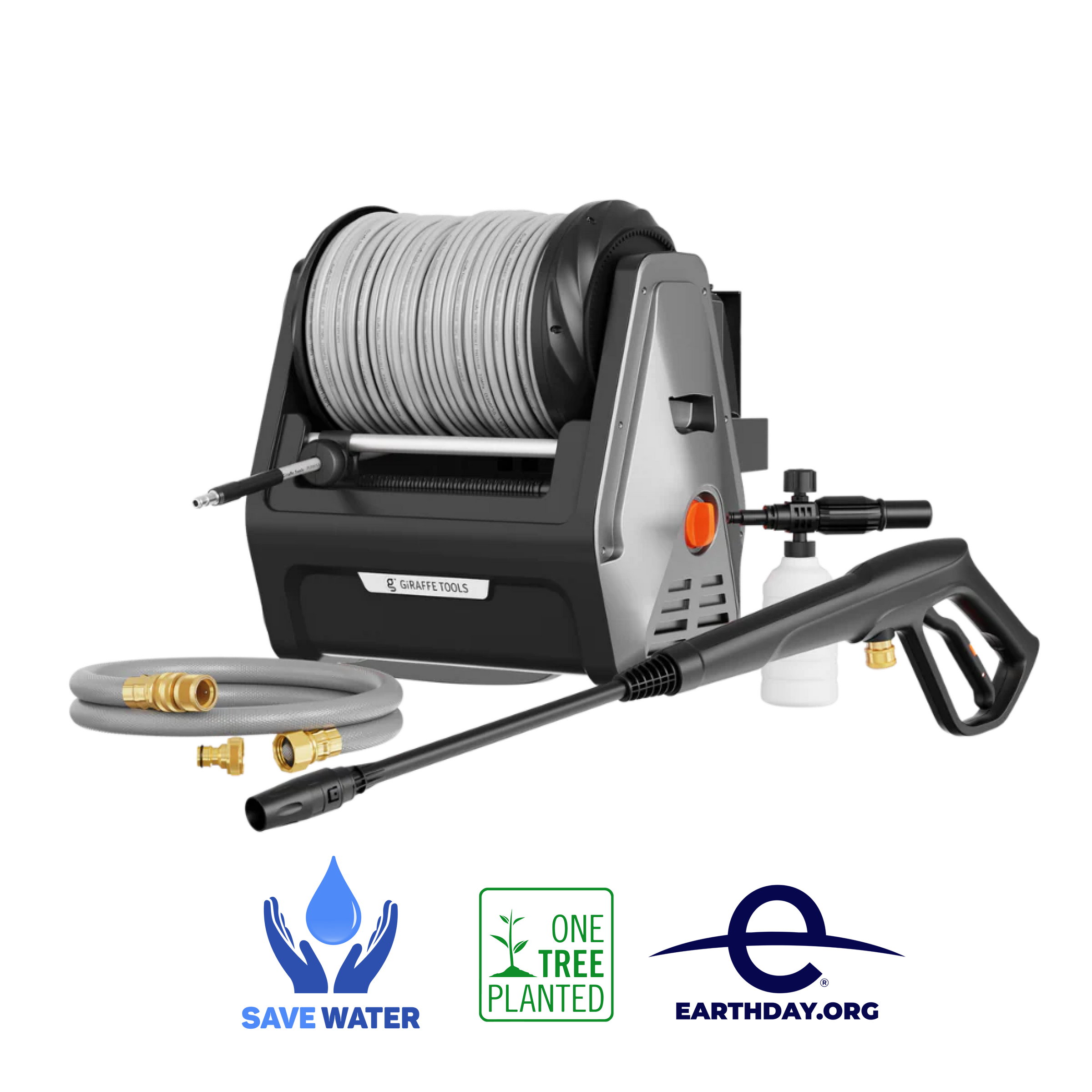 Grandfalls Retractable Pressure Washer Plus