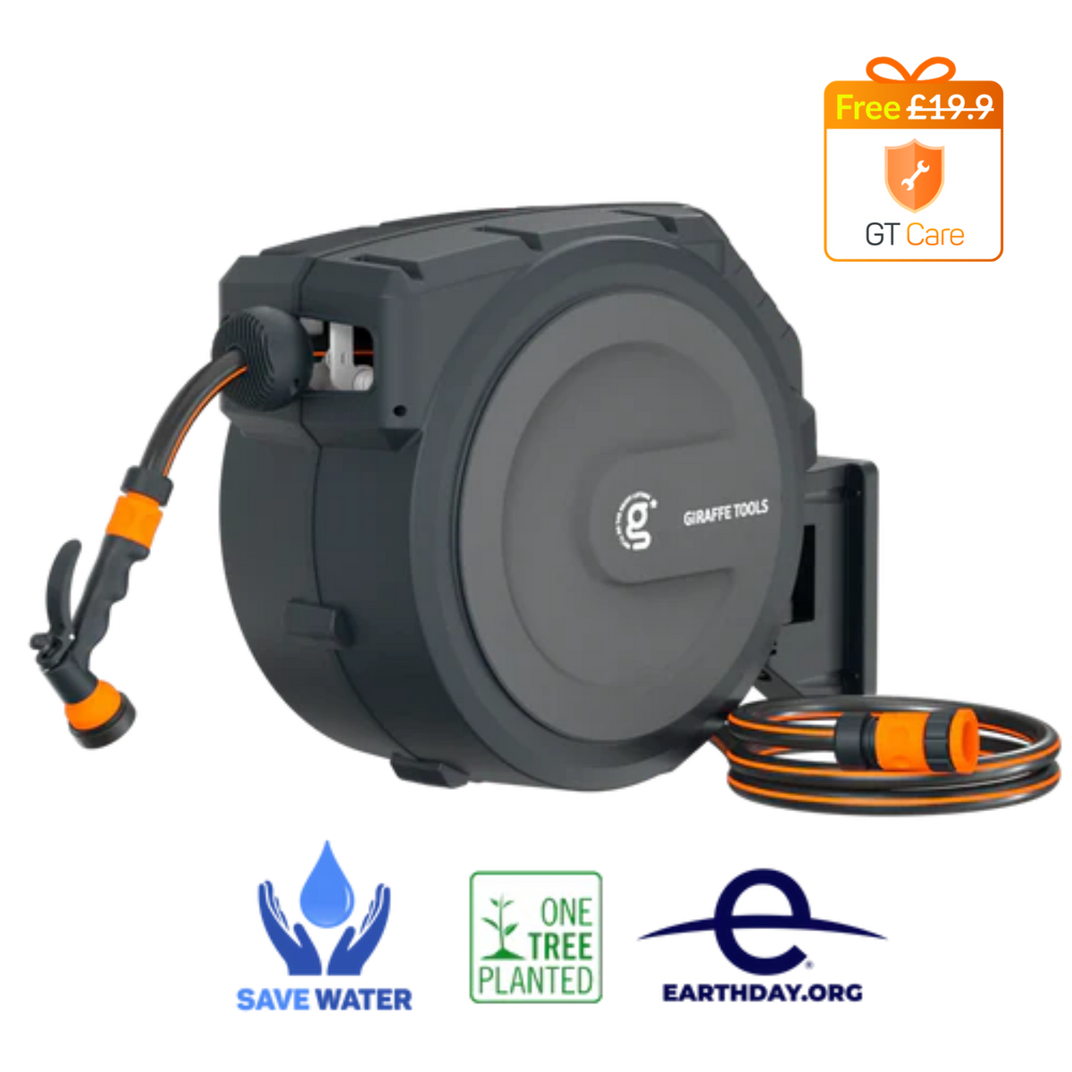 Retractable Garden Hose Reel-1/2in-25m