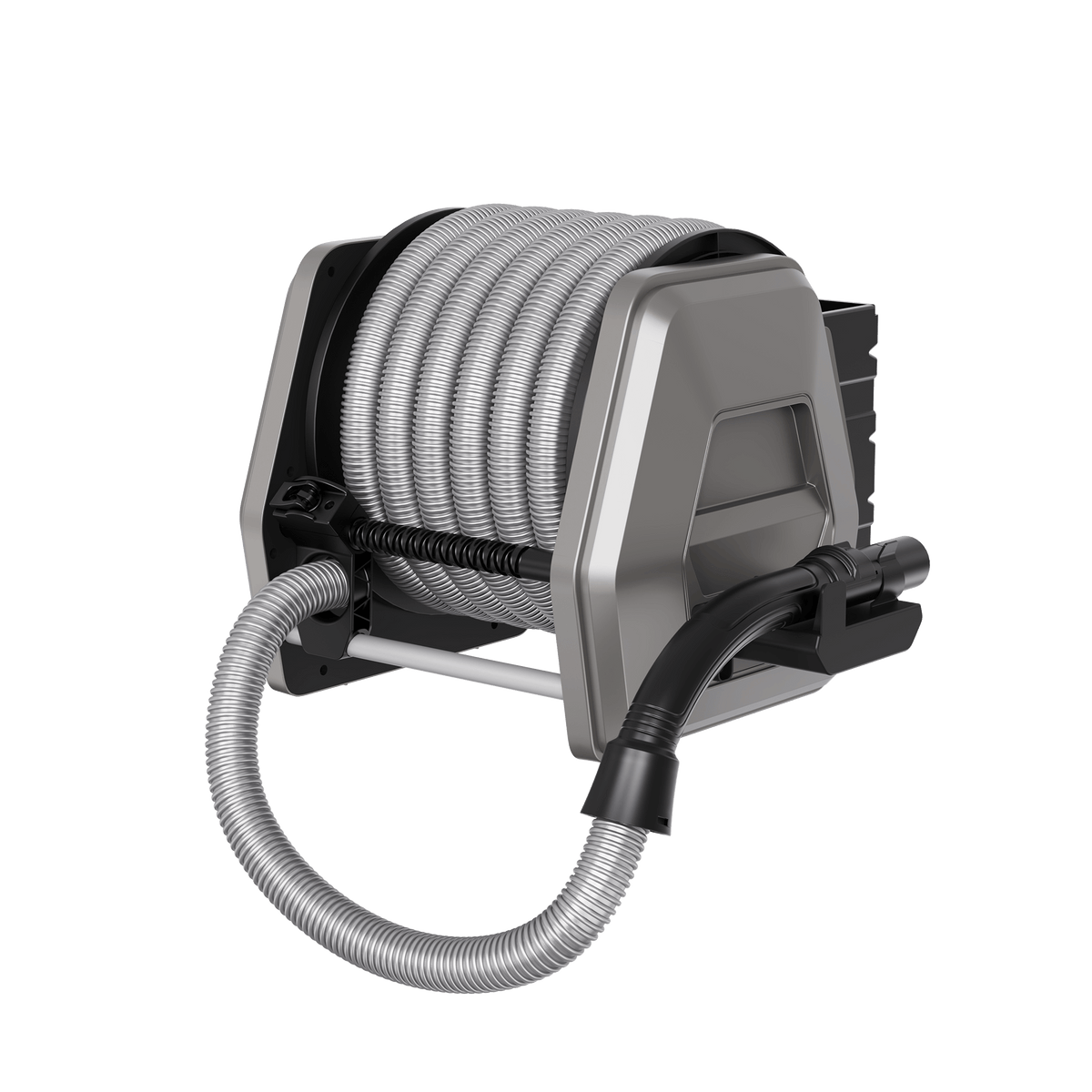 Giraffe Tools Retractable Vacuum Extension Hose Reel Image Left