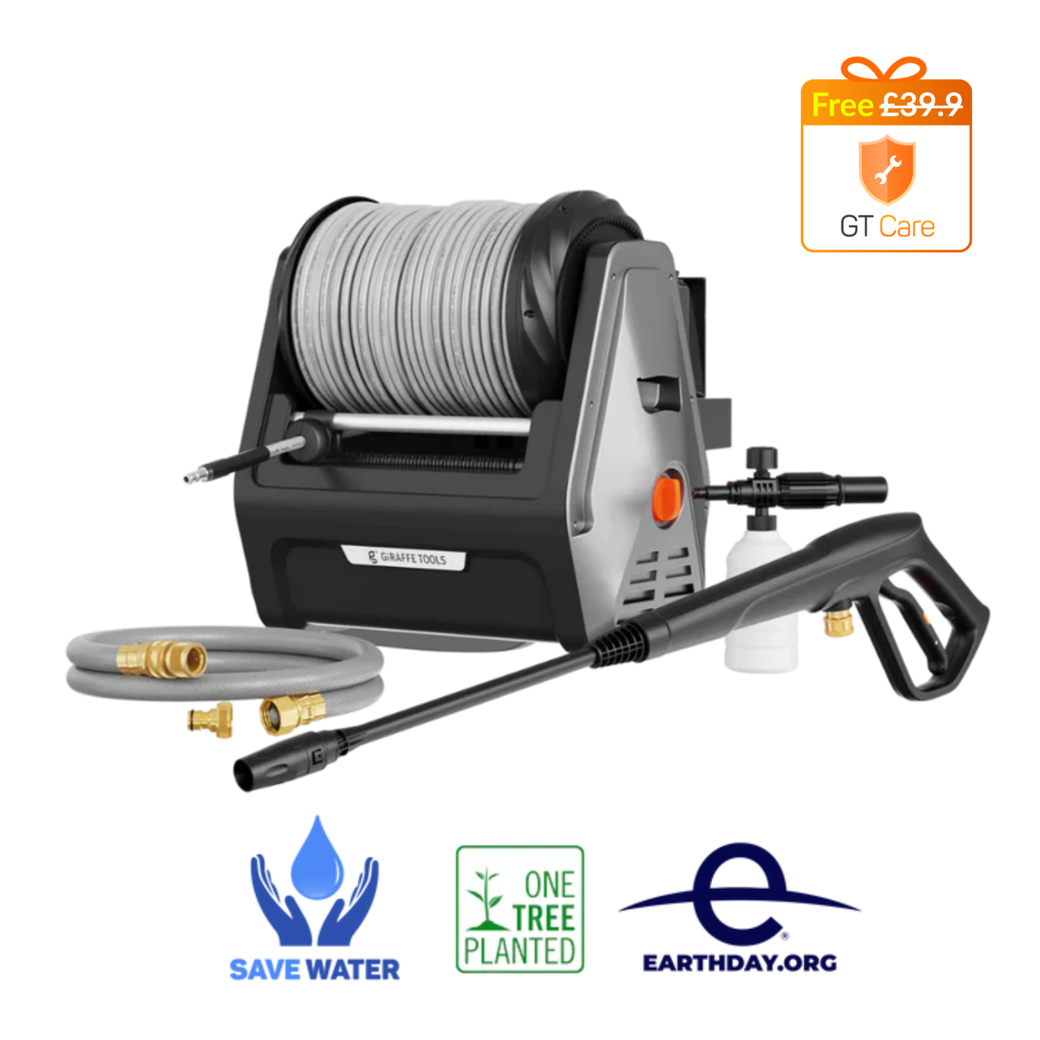 Grandfalls Retractable Pressure Washer Plus Features