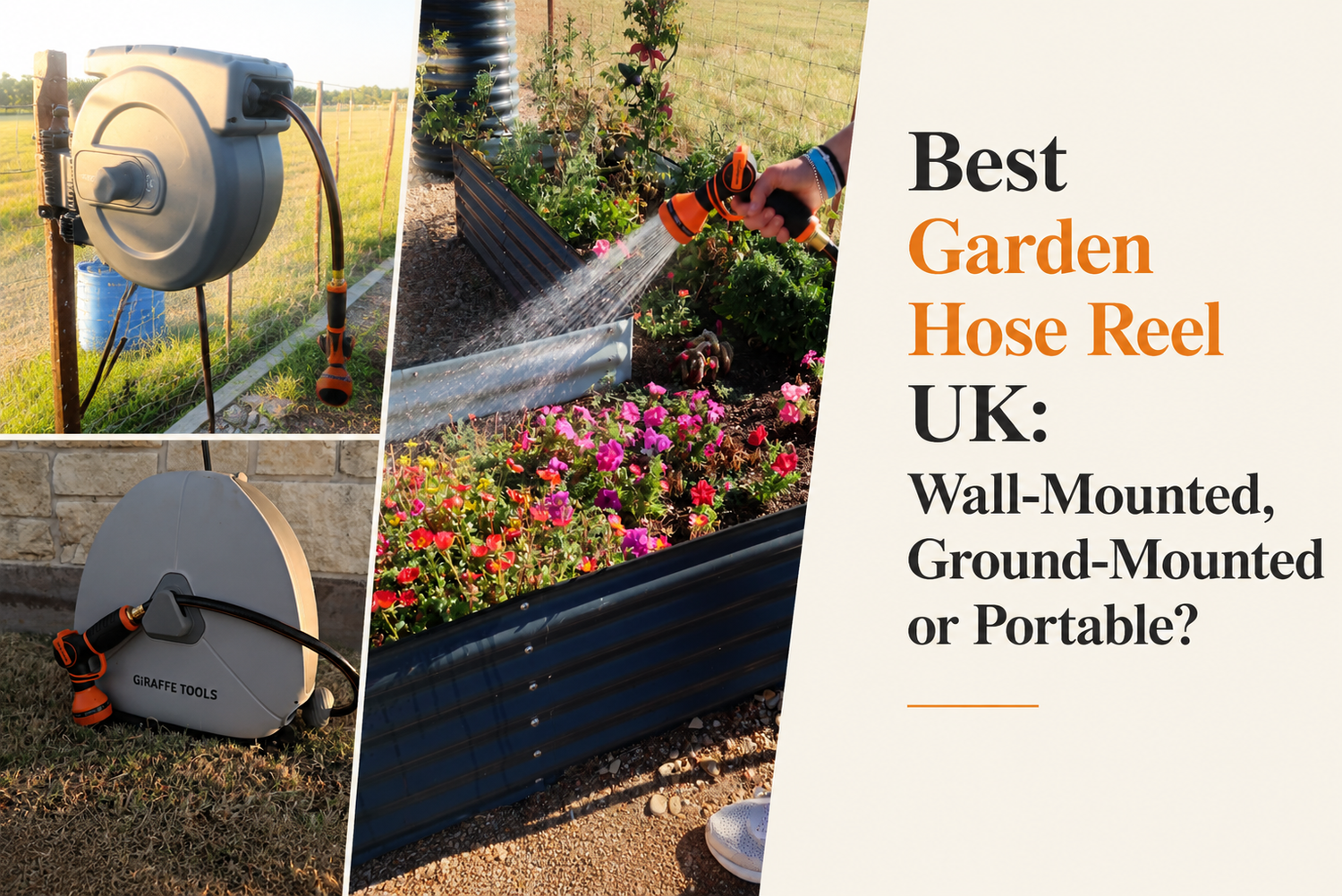 Best Garden Hose Reel UK: Wall-Mounted, Ground-Mounted or Portable?