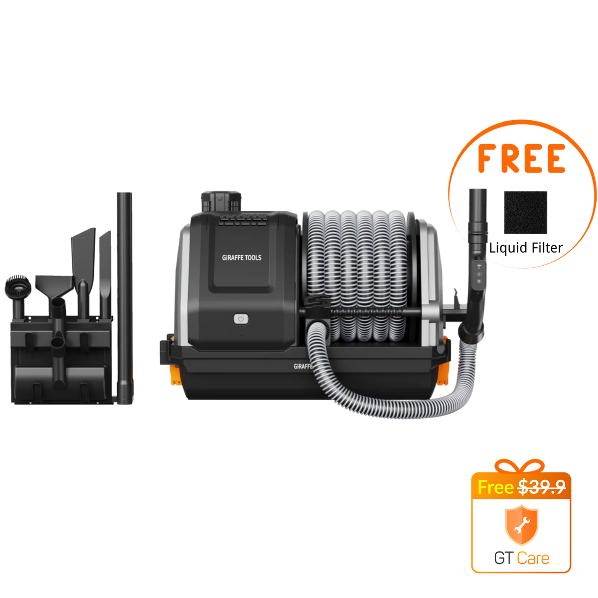 Grandstorm Retractable Vacuum Cleaner Features