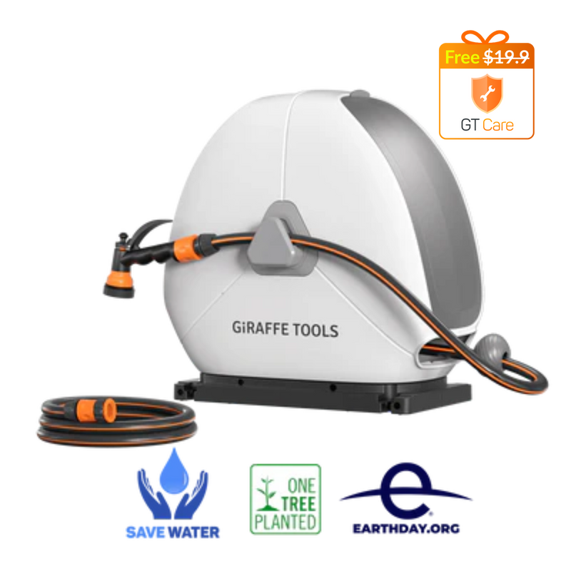 Ground-Mounted Retractable Hose Reel-1/2in (25m-40m)