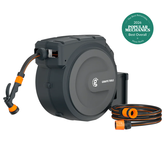 Giraffe Tools Retractable Garden Hose Reel-1/2in-25m Features