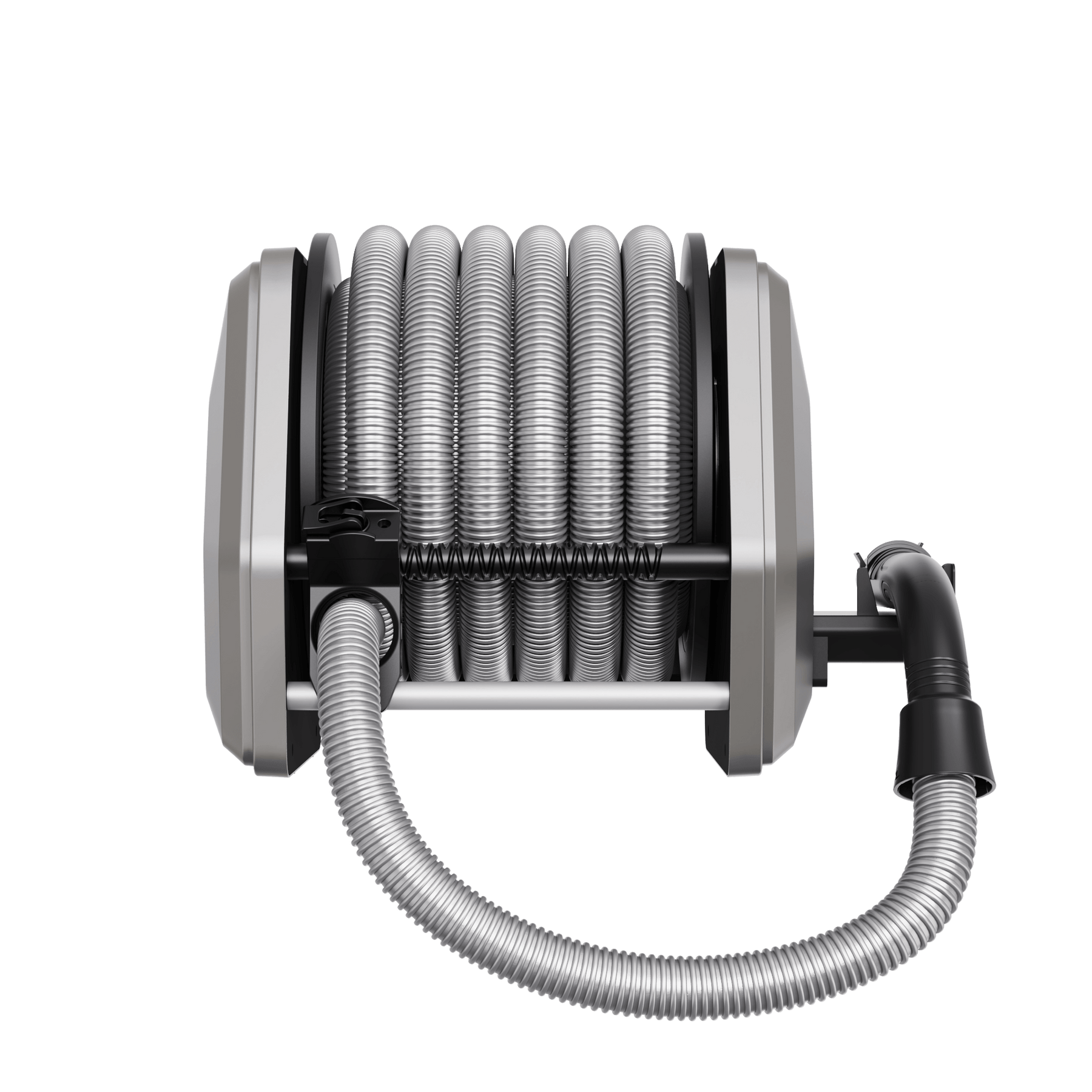 Giraffe Tools Retractable Vacuum Extension Hose Reel Image Front