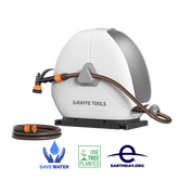 Ground-Mounted Retractable Hose Reel-1/2in-25m
