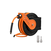 Retractable Air Hose Reel-Alloy Steel-3/8in-15m