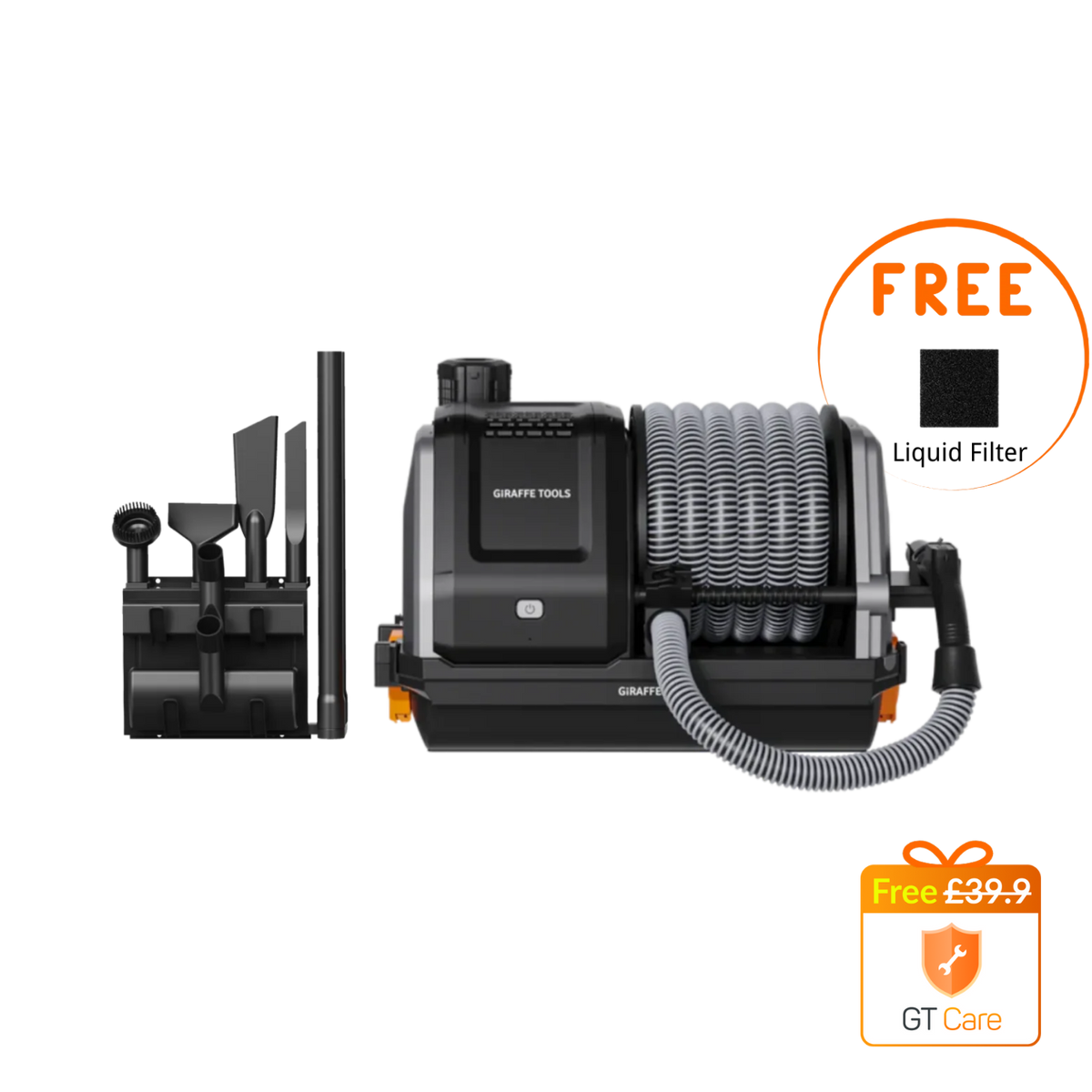 Grandstorm Retractable Vacuum Cleaner Features