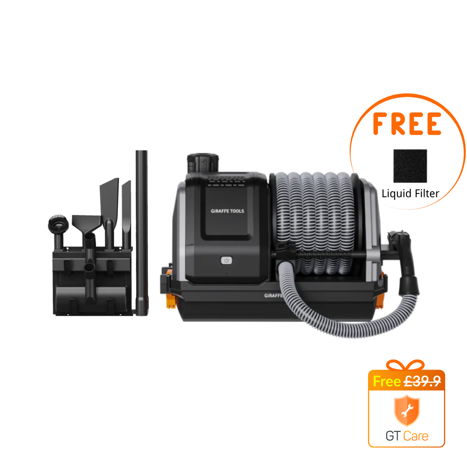 Grandstorm Retractable Vacuum Cleaner Features