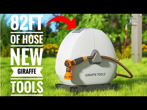 Ground-Mounted Retractable Hose Reel-1/2in-25m