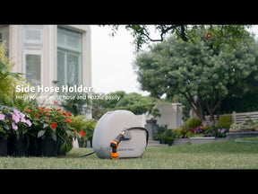 Ground-Mounted Retractable Hose Reel-1/2in-25m